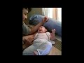 funny baby screaming