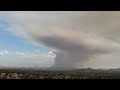 20 seconds time-lapse video of smoke from 