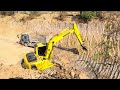 Excavator Loading Dump Trucks || New Video