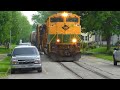 Fastest street-run in America! Extremely close trains filmed from a roof mounted camera on my truck!