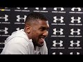 Anthony Joshua Q&A: Dream dinner party guests, diet plan and workout
