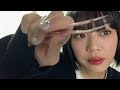 ASMR doing your eyebrows | whispers & visual triggers