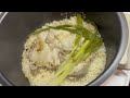 家庭簡易版【海南雞飯】只用電鍋就能完成簡易 海南雞飯，雞肉鮮嫩多汁 搭配蔥鹽醬超對味!  #海南雞飯 #電鍋料理#costco