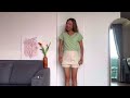 DIY Mini skirt with inside shorts | Step by step sewing tutorial (with pattern making process)