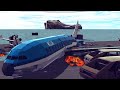 Emergency Landings In The City - Airplane Crashes & Unplanned Landings! Besiege plane crash