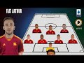 AS ROMA PREDICTION LINE UP FEAT ARTHUR MELO UNDER DANIELE DE ROSSI | TRASNFER SUMMER 2024