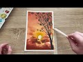 Easy REAL TIME Beginner Watercolor Tutorial  | #watercolorpainting #artist