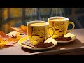Upbeat Jazz ☕ Elegant Fall Jazz Coffee Music and Relaxing Morning Bossa Nova Piano for Positive Mood