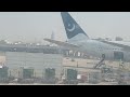 Dubai landing and city view