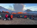 People watch as lava spews out of volcanic fissure in Iceland | AFP
