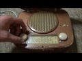 Luxor Radio Model R10 Vintage 1950s Working Tube Amplifier