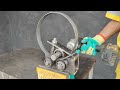 Very few people know how to make this simple metal bending tool || iron bending tool