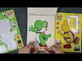 🌈ToyASMR🌈Decorate with Sticker Book Super Mario Bros ✨ #paperdiy #asmr #supermariobros