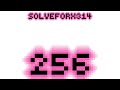 SolveForX314 - 256