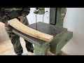 Let's Watch The Genius Boy Create A Coffee Table From A Rotten Tree Trunk That Everyone Threw Away