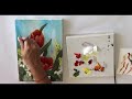 Flowers painting/Tulips and Daisies Painting\ Acrylic Painting on canvas