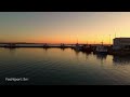 West Coast's beautifull  Sunsrises. Saldanha Bay, South Africa:  Drone video 4K