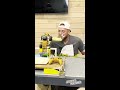 I challenged Dude Perfect to eat from my conveyor belt feeding machine!