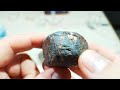 Carbon meteorite testing methods - test by gold stone channel