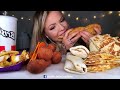 ASMR *TACO BELL* TRIPLELUPA TACO, MEXICAN PIZZA, CRUNCHWRAP SUPREME, CINNABON DELIGHTS MUKBANG 먹방