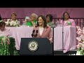 VP Kamala Harris speaks at Alpha Kappa Alpha Convention in Dallas (FULL SPEECH)