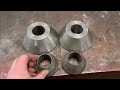 Making some alignment cones for line boring