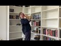 Build and organise my new bookshelf with me
