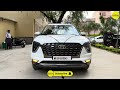 Hyundai alcazar 2023 top model | White colour | Signature | 7 seater | Hindi Review | Interior |