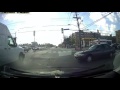 Old lady driver red light... (dashcam, dash cam)