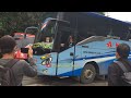 🔴BUS TERGELINCIR‼️‼️ HILANG KENDALI NYARIS TERGULING - SEMOGA SEMUA BAIK BAIK SAJA