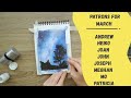 Watercolor Pencil Tutorial Landscape - Easy Technique for Beginners