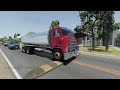 Trucks Cars vs Massive SpeedBumps – BeamNG.Drive