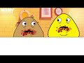 Pou VS Poulina - Convenience Store ORANGE YELLOW MUKBANG | Bou's Revenge Animation | ASMR | Pou
