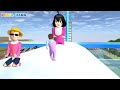 Baby Celine dikejar Titan Raksasa 😱| Yuta Mio Ajak Kabur Naik Pesawat 🛫✈️ | Sakura School Simulator