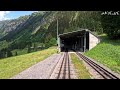 Cab Ride - Kleine Scheidegg to Lauterbrunnen, Switzerland | Train Driver View | 4K 60fps HDR