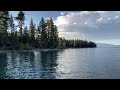 View of Lake Tahoe from the pier at Sugar Pine Point State Park, Tahoma, California, September 2023