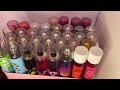 ORGANIZE MY BODY MIST COLLECTION WITH ME | how I organize and display my body care collection!