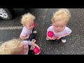 A Morning with Identical Triplets!! Dads, a message for you.
