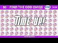 FIND THE ODD EMOJI OUT #070  | Odd One Out Puzzle | Find The Odd Emoji Quizzes
