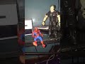 Spider-Man has a word with the boss Eric bischoff