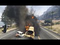 PUTIN UNDERSTIMATED NATO;Ukrainian Fighter Jets and Helicopters Attack on Russian Army Convoy | GTAv