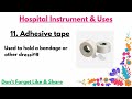 Commonly used Instruments in Hospital || & Their uses with Pictures || Tutor Asiya 👩‍⚕️
