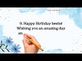 10 short and simple happy birthday wishes for best friend | birthday wishes message #happybirthday