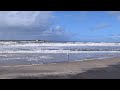 High Surf right before rain at Ocean Beach San Diego California