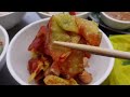 Most Famous Place for Spring Rolls, Yellow Pancake, Noodles & Fried Wonton - Cambodian Street Food