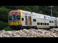 NSW TrainLink Central Coast Line Sydney Central to Wondabyne + Trainspotting (New D-set, Xplorer...)