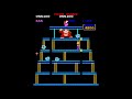 Donkey Kong (Original) Full Playthrough (US Arcade Version, All 4 Levels, 3 Rotations, 0 Deaths)