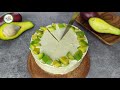 AVOCADO ICE CREAM CAKE | NO BAKE, NO MIXER, NO BLENDER | 3 INGREDIENTS AVOCADO RECIPE