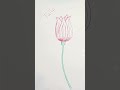 Draw a tulip with me! #easydrawing #tulips #create #relax #flowers