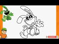 Como dibujar a Hoppy Hopscotch Poppy Playtime 3 Smiling Critters